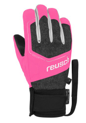 Dětské rukavice Reusch Torby R-TEX® XT Junior BLACK/KNOCKOUTPINK
