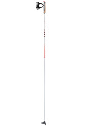 Dámské hole na běžky LEKI CC 600 WHITE-DARKANTHRACITE-FLUORESCENT RED