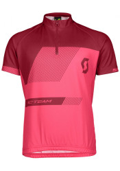 Dětský cyklodres Scott Shirt Jr RC Team s/sl az pi/tib rd
