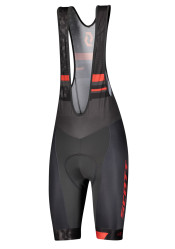 Kraťasy s kšandmi Scott Bibshorts M's RC Team ++ Dk Gry/Fy Rd