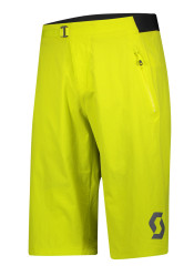 Pánské cyklistické kraťasy Scott Shorts M's Trail Vertic w/pad sulphur yell