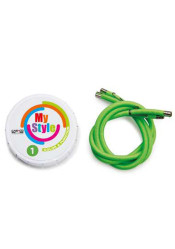 Pásky k helmě Casco MyStyle Piping Green