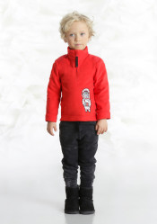 Dětská mikina Poivre Blanc W18-1550-BBBY Fleece Sweater scarlet red2