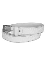 Stöckli Gürtel leder White