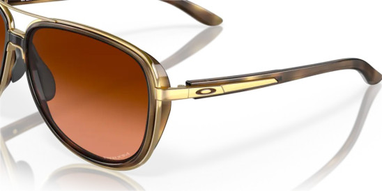 detail Dámské sluneční brýle Oakley 4129-1858 Split Time BrwnTort w/ PRIZM Brwn Grad