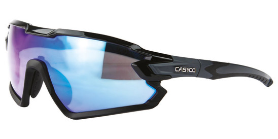 detail Sportovní brýle Casco SX-34 Carbonic black blue-mirror