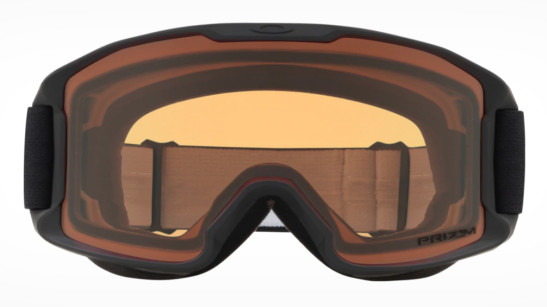 detail Dětské lyžařské brýle Oakley Line Miner Youth Matte Black w/ Prizm Snow Persimmon GBL