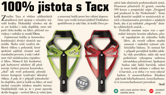 detail Košík TACX DEVA Gree/Car