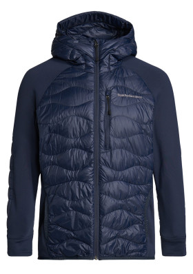 Pánská hybridní bunda Peak Performance M Helium Hybrid Hood J Blue Shadow