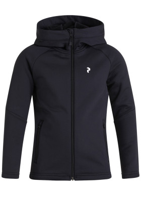 Peak Performance Jr Rider Zip Hood Black