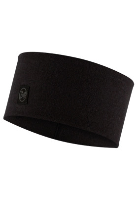 Buff 129441.999.10 Merino Wide Headband Solid Black