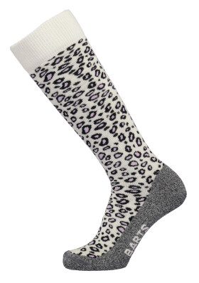 Podkolenky BARTS SKISOCK ANIMAL PRINT WHITE