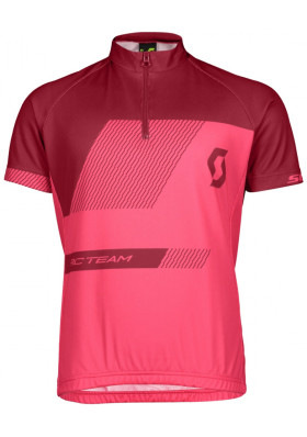 Dětský cyklodres Scott Shirt Jr RC Team s/sl az pi/tib rd