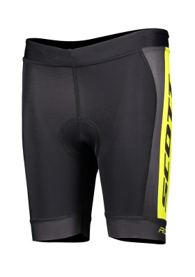Dětské cyklistické kraťasy Scott Shorts Jr RC Pro Blck/Sul Yel
