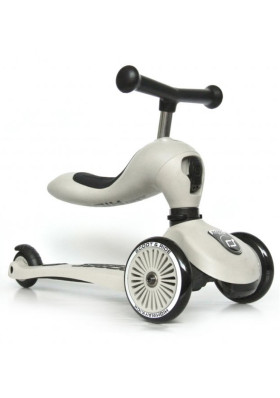 Dětská koloběžka/odrážedlo Scootandride Highwaykick 1 šedá