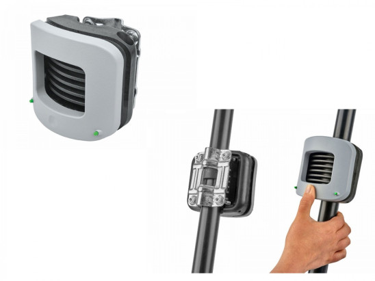 detail Author Bubbly Maxi Plus FF cyklo sedačka (bílá/modrá)