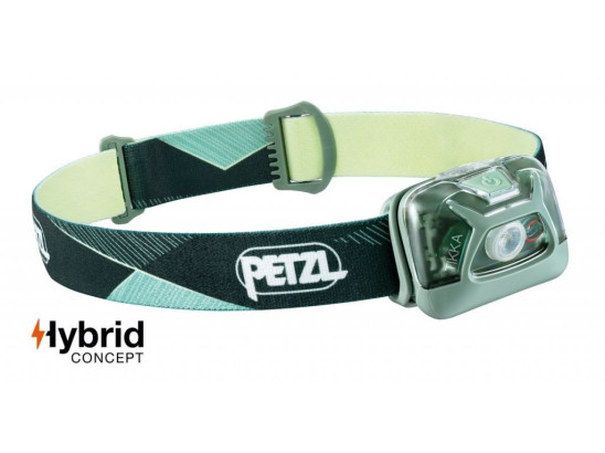 detail Čelovka Petzl Tikka zelená