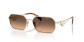 náhled Sluněční brýle Prada PR A51S ZVN50C58 Pale Gold-Brown Gradient Grey
