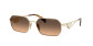 náhled Sluněční brýle Prada PR A51S ZVN50C58 Pale Gold-Brown Gradient Grey