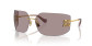 náhled Sluneční brýle Miu Miu 0MU 54YS 5AK06I80 Gold-Light Purple Brown