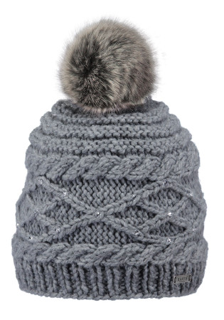 detail Dámská čepice Barts Claire Beanie Heather Grey
