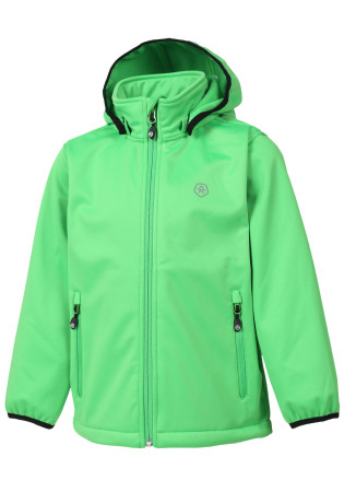 detail Dětská bunda Color Kids Ralado softshell Toucan Green