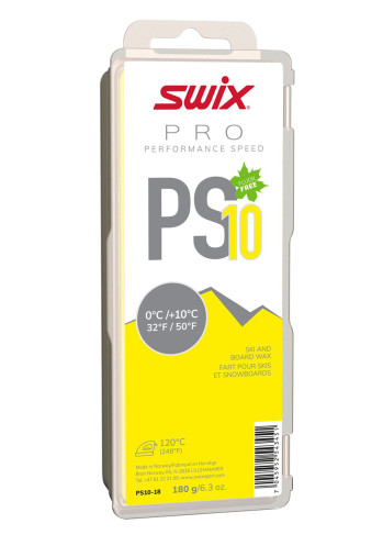 Swix PS10-18 Pure Speed,žlutý,0/+10°C,180g