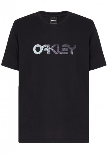 Pánské triko Oakley B1b Nebulous Logo Tee / Blackout