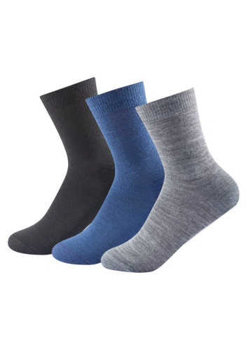 Devold Daily Merino Medium Sock 3pk Kid Kid Mix