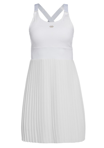 Dámské šaty Goldbergh Cheer Dress With Inner Short white