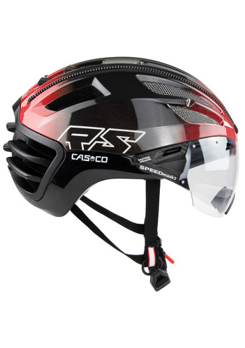 Cyklistická helma Casco SPEEDairo2 RS black/red