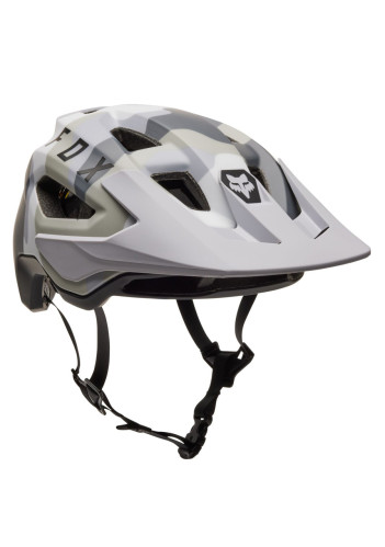 Cyklistická helma Fox Speedframe Camo Helmet, Ce Grey Camo