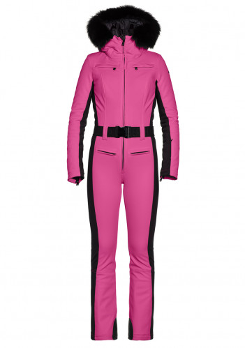 Dámský overal Goldbergh Parry Ski Jumpsuit Real Border Passion Pink