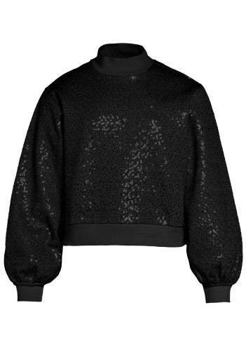 Dámská mikina Goldbergh Lola round neck sweater Black