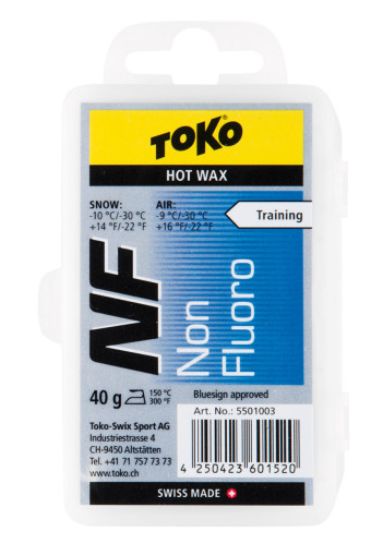 Vosk Toko NF Hot Wax 40 g Blue -9/-30°C