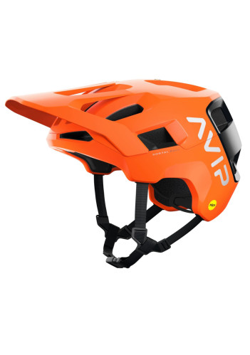 Cyklistická helma POC Kortal Race MIPS Fluorescent Orange AVIP/Uranium Black Matt
