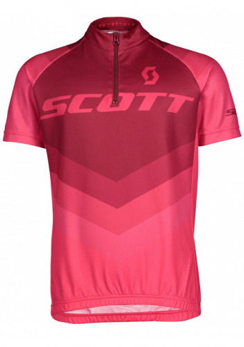 Dětský cyklodres Scott Shirt Jr RC Pro s/sl tib rd/az pk
