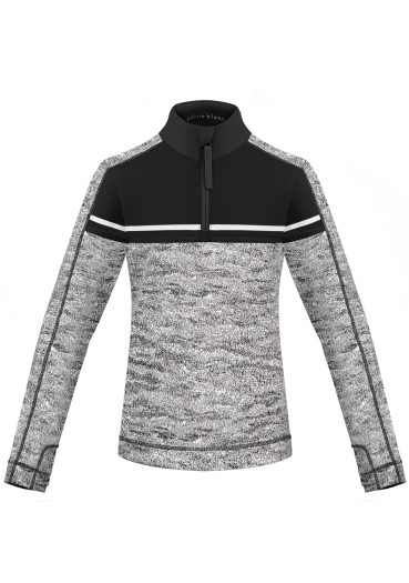 detail Dětský rolák Poivre Blanc W21-1951-JRBY Base layer Shirt multico digital black