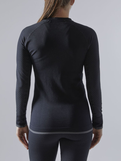 detail Dámské tričko Craft 1909735-999000 W ADV Warm Fuseknit Intensity