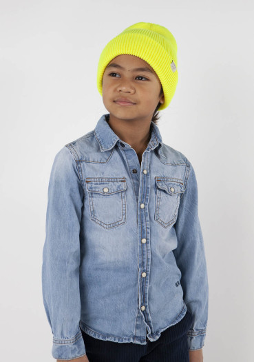 detail Dětská čepice Barts Kinabalu Beanie Kids Fluo Yellow