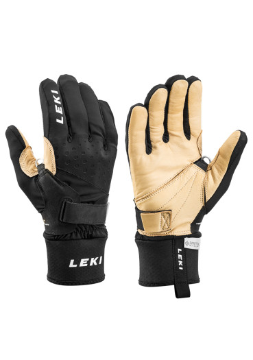 detail Rukavice Leki Nordic Race Shark Premium – Black / Sand