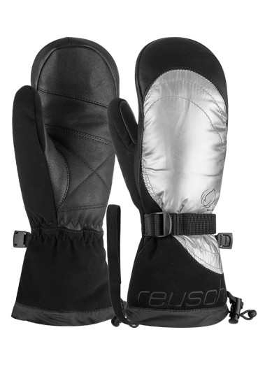 detail Dámské rukavice Reusch Yeta Mitten Black/Shiny Silver