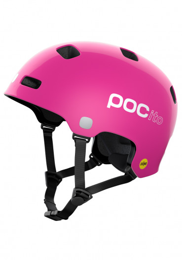detail Dětská cyklistická helma POC POCito Crane MIPS Fluorescent Pink