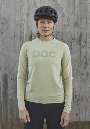 detail Dámské tričko  POC Ws Reform Enduro Jersey Prehnite Green
