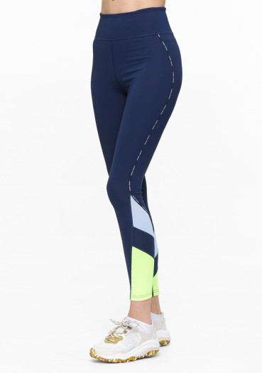 detail Dámské legíny Kari Traa Janni High Waist Tights 622824 Marin