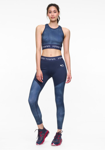 detail Dámský crop top Kari Traa Vilde Top 623054 Marin