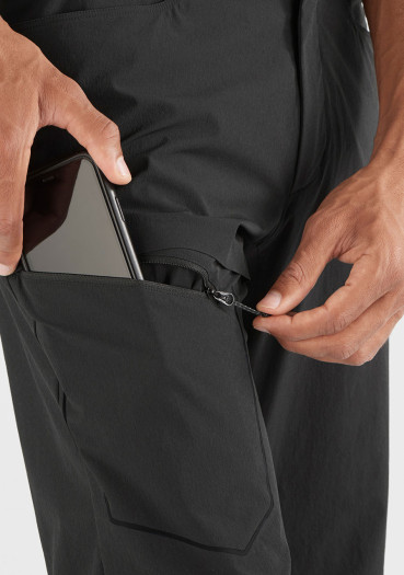 detail Pánské kalhoty Salomon WAYFARER PANTS M BLACK