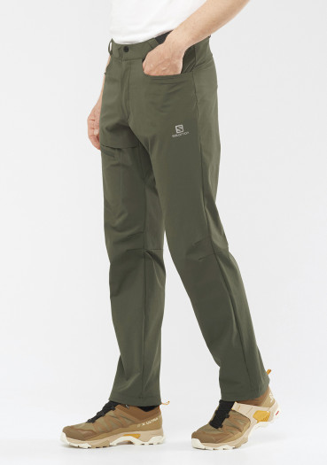 detail Pánské kalhoty Salomon WAYFARER PANTS M Forest Night