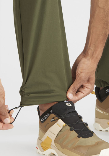 detail Pánské kalhoty Salomon WAYFARER PANTS M Forest Night
