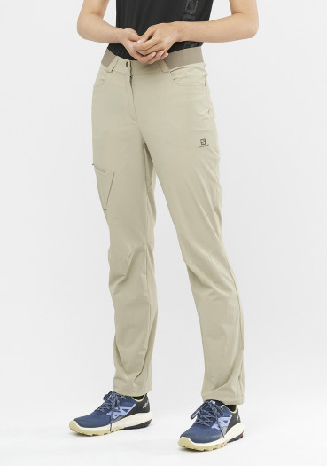 detail Dámské kalhoty SALOMON WAYFARER PANTS W PLAZA TAUPE